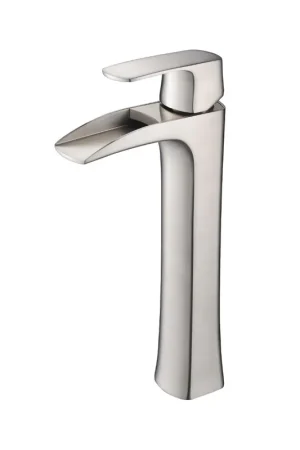Brand New Blossom F01 305 5" x 13" Brushed Nickel Lever Handle Bathroom Sink Single Hole Faucet