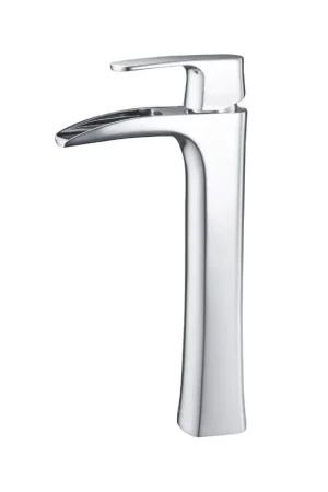 Blossom F01 305 5" x 13" Chrome Lever Handle Bathroom Sink Single Hole Faucet Flash Sale
