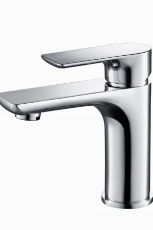 Today Only Blossom F01 120 4" x 6" Chrome Lever Handle Bathroom Sink Single Hole Faucet