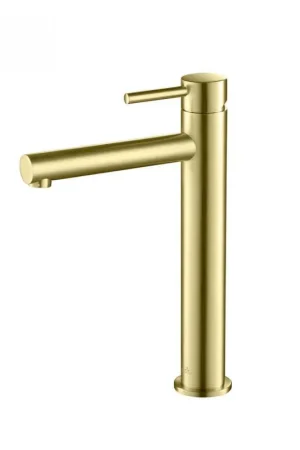 Cheap Blossom F01 117 7" x 12" Brushed Gold Lever Handle Bathroom Sink Single Hole Faucet