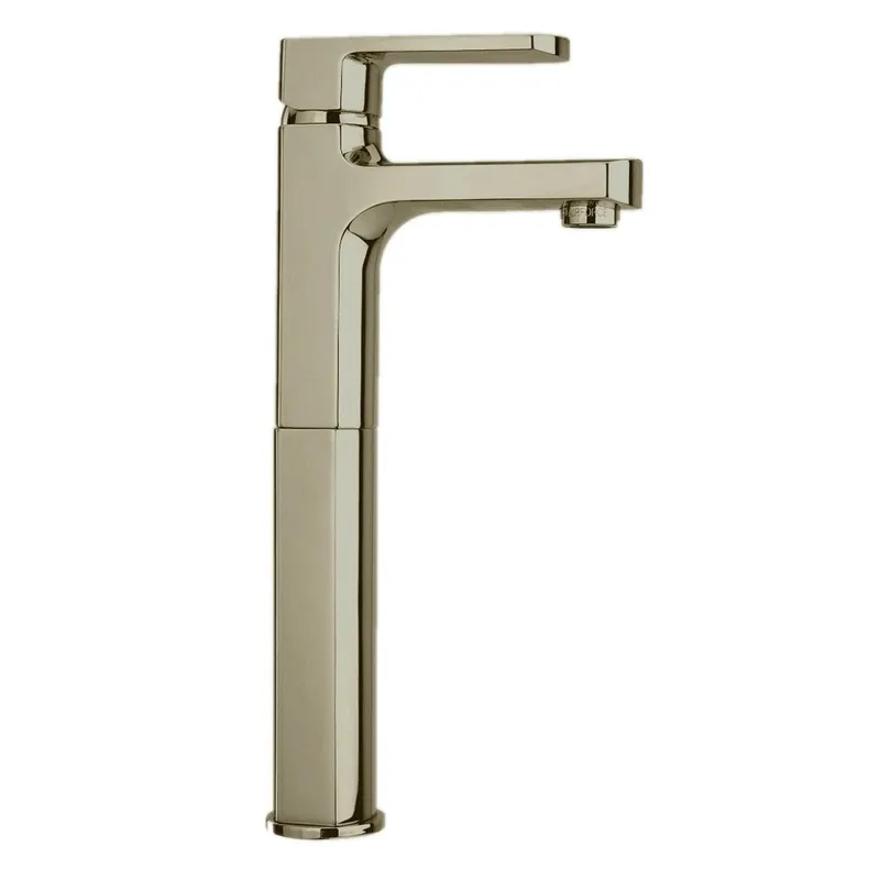 Holiday Sale LaToscana Novello Brushed Nickel Tall Single Lever Handle Lavatory Vessel Faucet