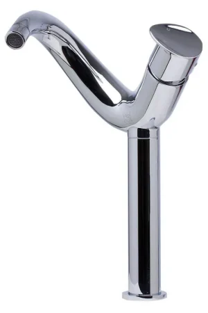 ALFI Brand AB1570-PC Polished Chrome Vessel Wave Spout Brass Bathroom Sink Faucet With Single Lever Super Sale