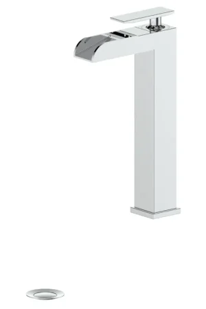 Certified ZLINE Eagle Falls Single Hole 1.5 GPM Chrome Bathroom Faucet With Drain