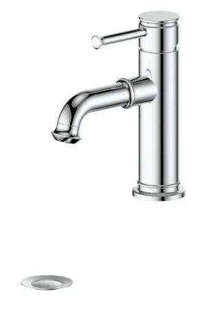 Editor’s Pick ZLINE Carnelian Single Hole 1.5 GPM Chrome Bathroom Faucet With Drain