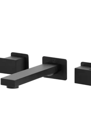 Free Returns ZLINE Bliss Matte Black Wall Mounted 1.5 Gpm Bathroom Faucet