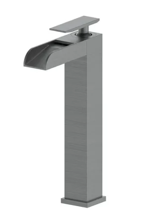 Express Delivery ZLINE Eagle Falls Gun Metal Single Hole 1.5 Gpm Bathroom Faucet With Drain