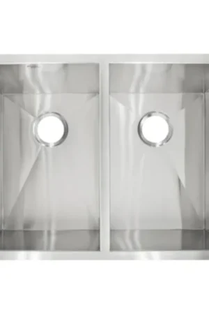 LessCare Zero-Radius Undermount Stainless Steel Double Basin Kitchen Sink - LP5 Instant Buy