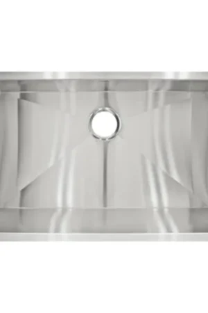 LessCare Zero-Radius Undermount Stainless Steel Single Basin Kitchen Sink - LP2 Warranty Included