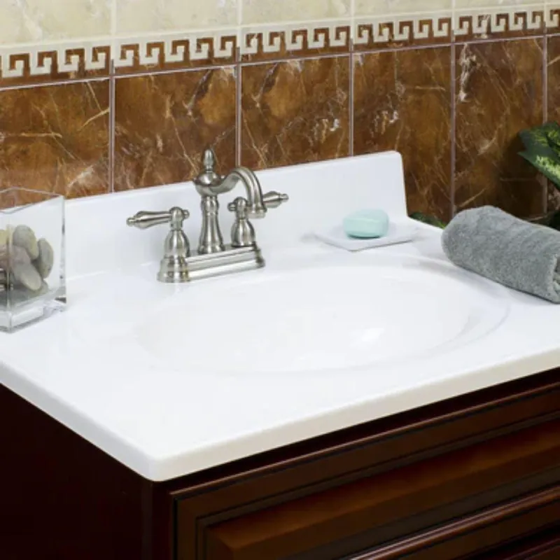 Luxury LessCare 31" x 22" Cultured Marble Vanity Top