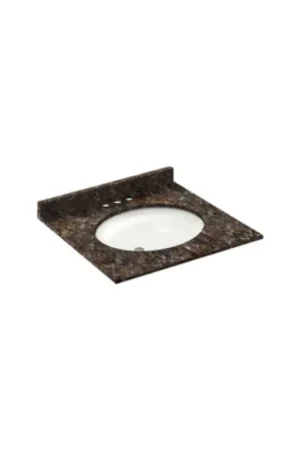 Affordable LessCare 25" x 22" Tan Brown with Backsplash (4 in Spread)