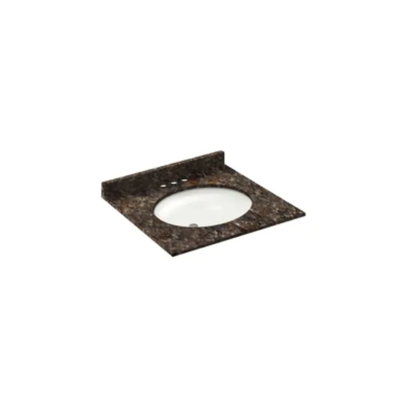 Affordable LessCare 25" x 22" Tan Brown with Backsplash (4 in Spread)