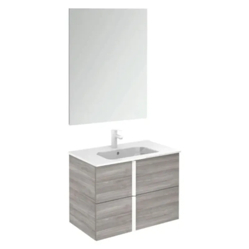 LessCare Onix+ by Royo 12" Sandy Grey Modern Wall-Mount Side Unit Worldwide Shipping
