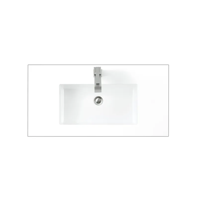 James Martin Vanities 36" Glossy White Single Sink Top Must Have