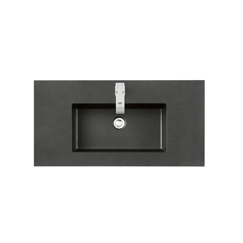 Express Delivery James Martin Vanities 36" Charcoal Black Single Sink Top