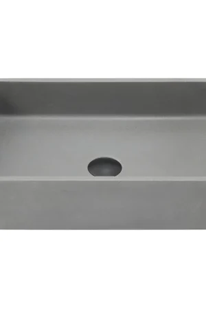 Best Price Vinnova Avila 20" Grey Concrete Rectangular Vessel Bathroom Sink