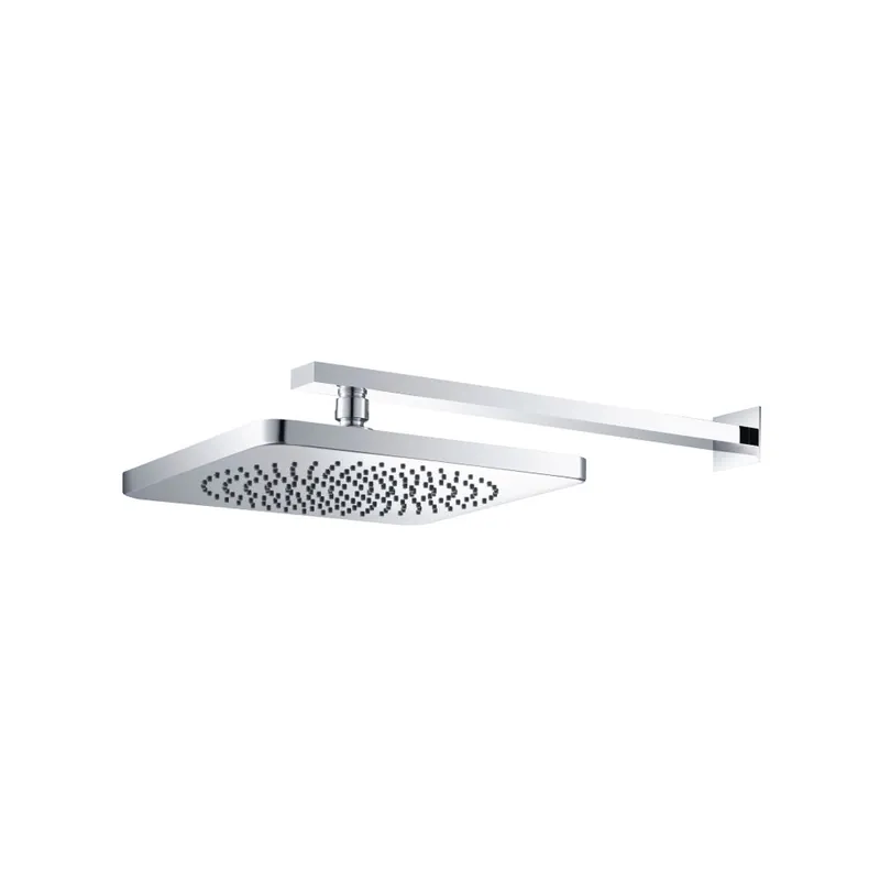Flusso Faucets Universal Fixtures 10" Satin Brass PVD Rain Head With Arm Buy Direct