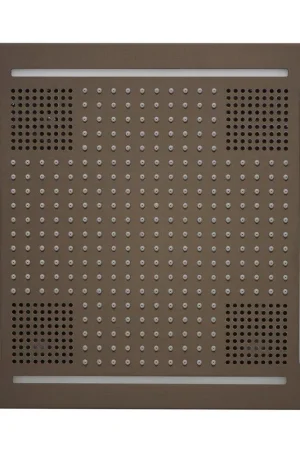 Exclusive Offer ThermaSol 18" x 18" Oil Rubbed Bronze Finish Hydrovive Light, Sound and Rain System