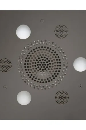 Instant Buy ThermaSol 10" x 10" Black Nickel Finish Square Serenity Advanced Light, Sound and Rain System