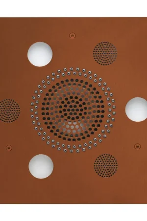 ThermaSol 10" x 10" Antique Copper Finish Square Serenity Advanced Light, Sound and Rain System Exclusive Offer