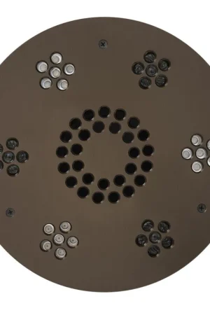 ThermaSol 10" Oil Rubbed Bronze Finish Round Serenity Essential Light and Music System Modern Best Seller