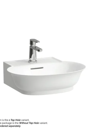 Laufen New Classic 20" x 18" White Ceramic Countertop Bathroom Sink Without Faucet Hole Trusted Brand