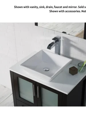 Blossom Sydney 30" x 18" White Ceramic Vanity Top Latest