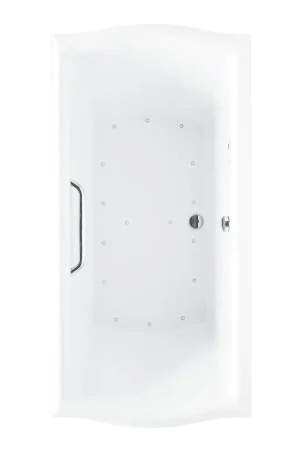 Buy Online TOTO Clayton 66" x 36" Acrylic Left Blower Air Bath With Polished Chrome Grab Bar