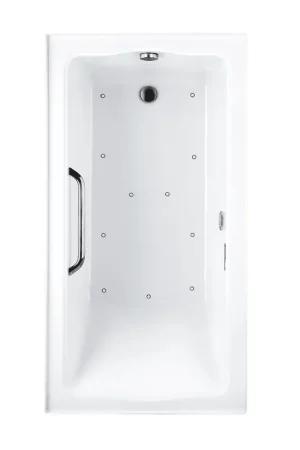 Fan Favorite TOTO Clayton 60" x 32" Acrylic Right Blower Air Bath With Polished Chrome Grab Bar