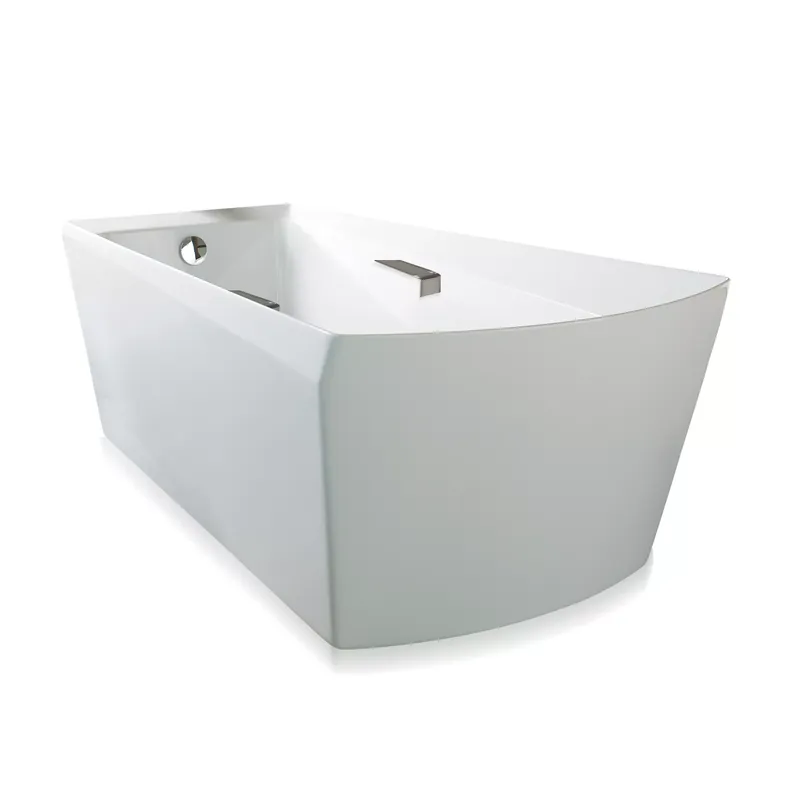 TOTO Soirée Acrylic Freestanding Bathtub With Polished Nickel Grab Bar Buy Online