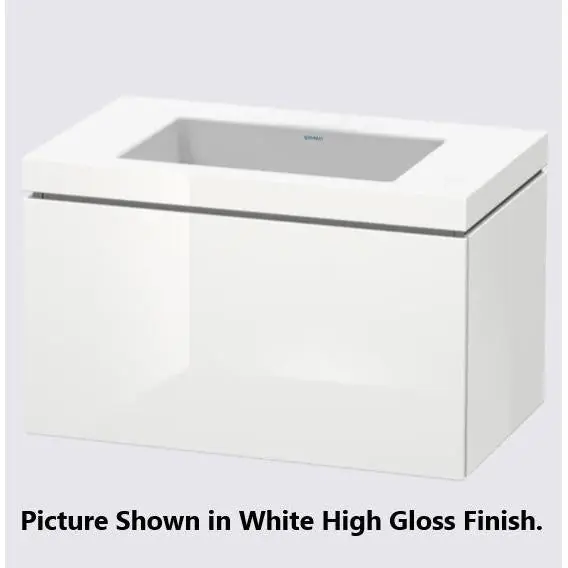 Duravit L-Cube 31" x 20" x 19" Chestnut Dark One Drawer C-Bonded Wall-Mount Vanity Kit (LC6917N5353) Sale