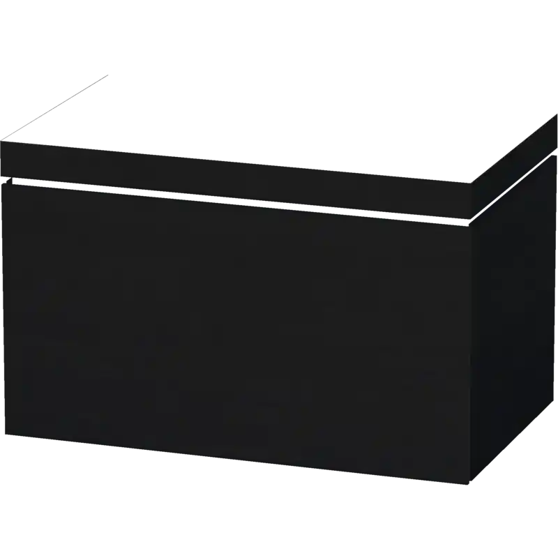 Duravit L-Cube 31" x 20" x 19" Oak Black One Drawer C-Bonded Wall-Mount Vanity Kit (LC6917N1616) Direct From Factory