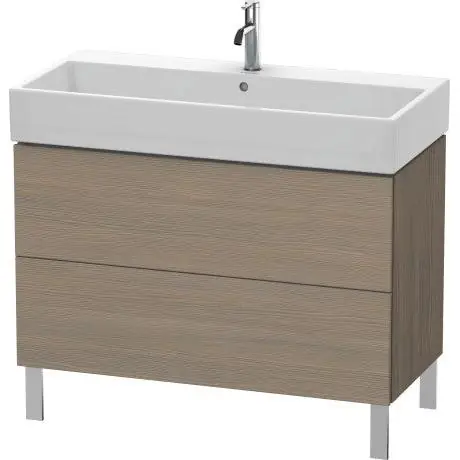 Duravit L-Cube 39" x 23" x 18" Oak Terra Two Drawer Floorstanding Vanity Unit (LC677803535) Trending