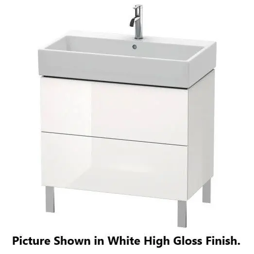 Hot Picks Duravit L-Cube 31" x 23" x 18" Brushed Oak Two Drawer Floorstanding Vanity Unit (LC677701212)