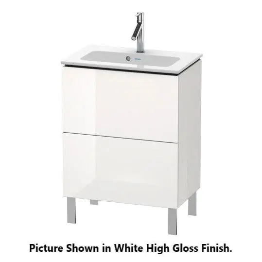 Duravit L-Cube 24" x 28" x 15" Brushed Oak Two Drawer Floorstanding Vanity Unit (LC667301212) Genuine