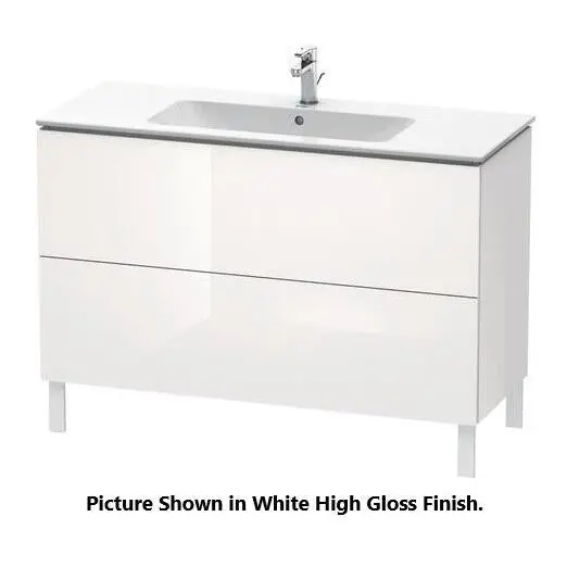 Duravit L-Cube 48" x 28" x 19" Stone Blue Two Drawer Floorstanding Vanity Unit (LC662804747) Special Offer