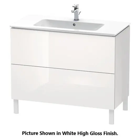 Duravit L-Cube 40" x 28" x 19" Brushed Oak Two Drawer Floorstanding Vanity Unit (LC662701212) Top Pick