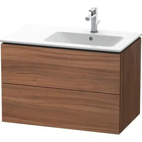 Duravit L-Cube 32" x 22" x 19" European Oak Two Drawer Wall-Mount Vanity Unit (LC629207979) Certified