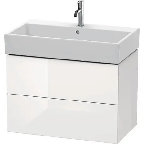 Trending Duravit L-Cube 31" x 21" x 18" White Two Drawer Wall-Mount Vanity Unit (LC627702222)