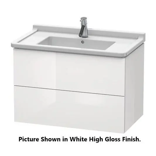 Duravit L-Cube 32" x 22" x 18" Oak Terra Two Drawer Wall-Mount Vanity Unit (LC626503535) Instant Buy