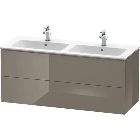 Duravit L-Cube 51" x 22" x 19" Flannel Gray Two Drawer Wall-Mount Vanity Unit (LC625808989) Best Price