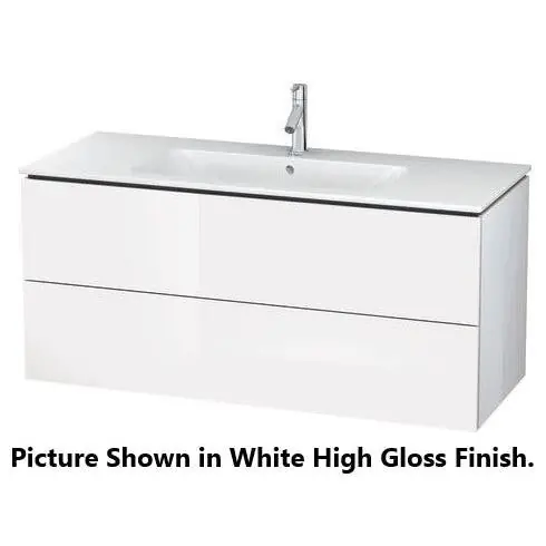 Duravit L-Cube 48" x 22" x 19" Dolomite Gray Two Drawer Wall-Mount Vanity Unit (LC624303838) Clearance