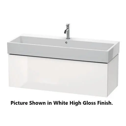 Low Price Duravit L-Cube 47" x 16" x 18" American Walnut One Drawer Wall-Mount Vanity Unit (LC617901313)