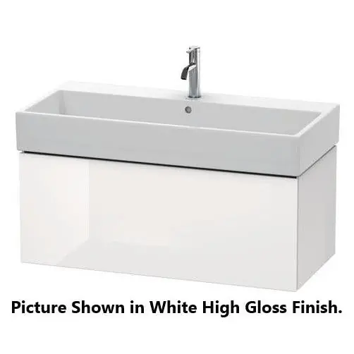 Duravit L-Cube 39" x 16" x 18" Stone Blue One Drawer Wall-Mount Vanity Unit (LC617804747) Budget