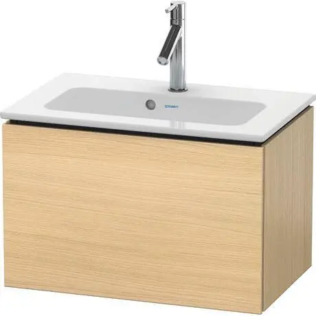 Duravit L-Cube 24" x 16" x 15" Mediterranean Oak One Drawer Wall-Mount Vanity Unit (LC615607171) Shop Now