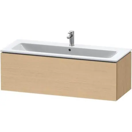 Duravit L-Cube 48" x 16" x 19" Natural Oak One Drawer Wall-Mount Vanity Unit (LC614303030) Best Price