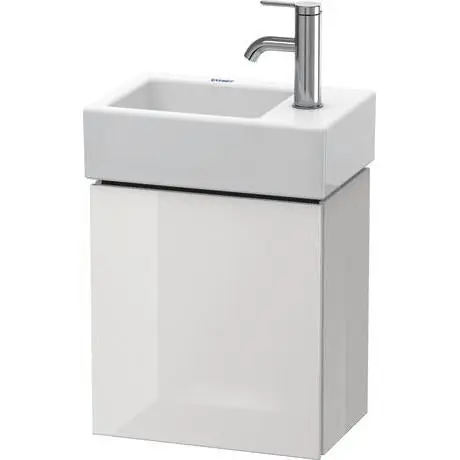 Limited Offer Duravit L-Cube 14" x 16" x 9" White One Door Wall-Mount Vanity Unit (LC6293L2222)