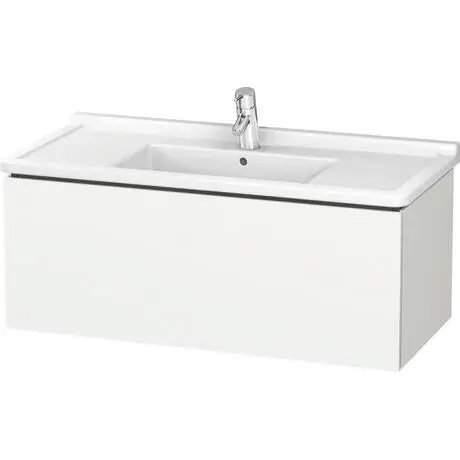 Today Only Duravit L-Cube 40" x 16" x 18" White Wall-Mount Vanity Unit (LC616601818)