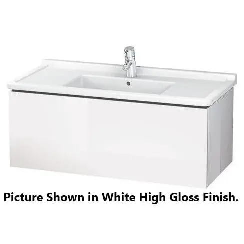 Duravit L-Cube 40" x 16" x 18" American Walnut Wall-Mount Vanity Unit (LC616601313) Worldwide Shipping