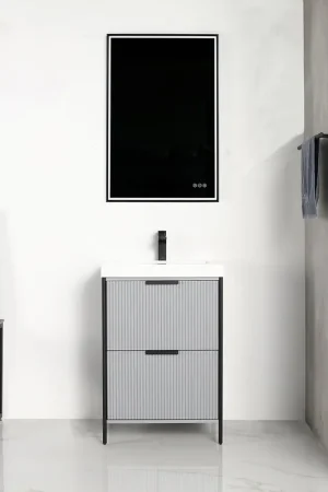 Blossom Zurich 24" Metal Grey Vanity Latest