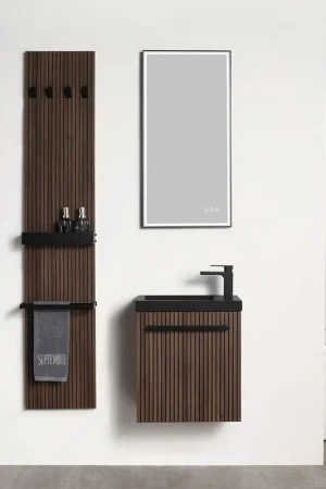 Blossom Rimini 20" Dark Walnut Strip Vanity Free Shipping